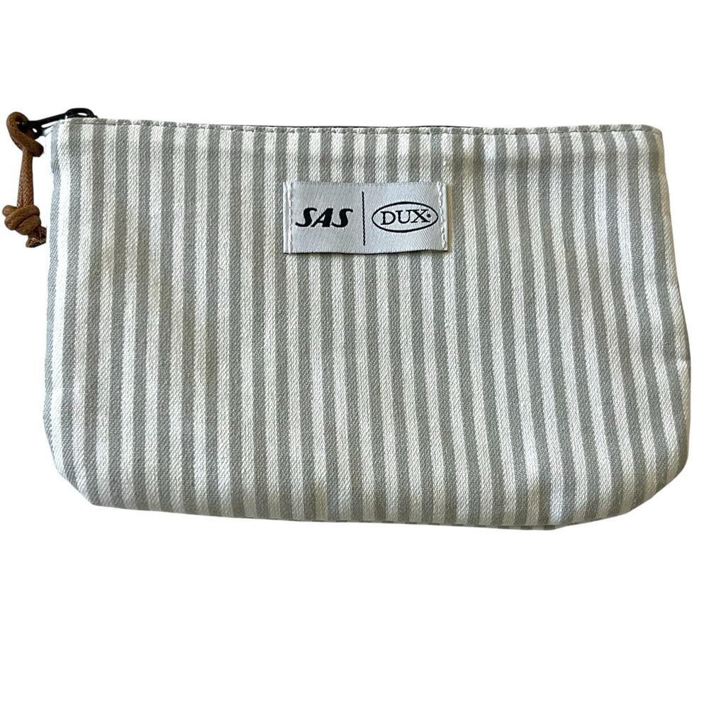 DUX x SAS Toiletry Makeup Zip Pouch Travel Bag Scandinavian Airlines First Class